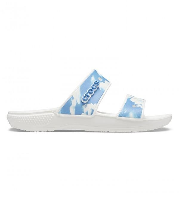 Papuci Classic Crocs Out of this World Sandal Alb - White - imagine 6